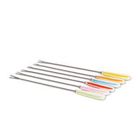 Set di 6 forchette per fonduta “Even Bijkletsen” - Accessori per fonduta colorati - 26 cm - Blond Amsterdam