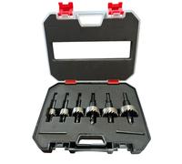 Set Di 6 Frese A Tazza Denti In Metallo Duro Per Ferro Alluminio Da 6 a 35 80240