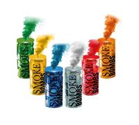 Set di 6 fumigeni a mano ± 50 secondi multicolore - Trigger a stoppino - fumigeni colorati da tenere in mano - Categoria F1 - ZENDA CLUB®
