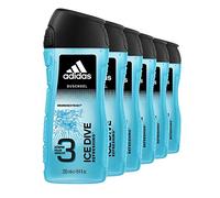 Set di 6 ghiaccio immersioni Adidas doccia 2in1 gel, 6 x 250 ml