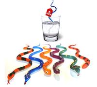 Set di 6 giocattoli a forma di serpente che cambiano colore per bambini, giocattoli elastici per bambini, giocattoli acquatici sensoriali per bagno, piscina, souvenir di festa, cestino di Pasqua