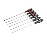 Set di 6 giraviti cacciaviti extra lunghi 325 mm Flat e Phillips Taglio Croce
