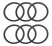 Set di 6 guarnizioni di ricambio in silicone per bottiglie d'acqua da 540 a 1134 ml, design resistente alle perdite (grigio)