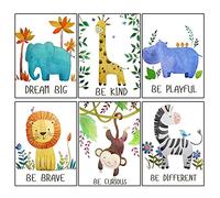 Set di 6 immagini per cameretta dei bambini (21 x 30 cm)