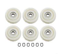 Set di 6 ingranaggi in nylon per motore del mozzo della bici E, ingranaggi planetari 31T 35T 36T denti con cuscinetto 608, acciaio resistente per parti di riparazione di biciclette elettriche (35