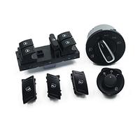 Set di 6 interruttori per specchietti laterali per finestrino elettrico, per Skoda, Octavia, MK2 II 1Z 1Z0959858B 1Z0941431K Interruttore per specchietto retrovisore