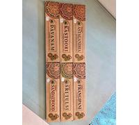 Set di 6 - Kastoori, Astagandha, Davanam, Sandalo, Sri Tulsi, Frangipani - by Goloka Organica Series by Goloka