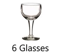 Set Di 6 La Rochere Palloncino Vetro - Vino/Acqua 140ml - Made IN Francia