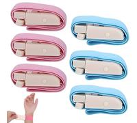 Set di 6 Lacci Emostatici in Nylon, Laccio Emostatico Medico e Fast, Laccio Elastico a Rilascio Rapido per Infermieri, Paramedici e Emergenze Sportive, Regolabili e Riutilizzabili