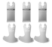 Set di 6 lame per sega oscillante multifunzione con diamante per rimuovere le fughe, compatibili con DeWalt, Makita, Einhell e altri