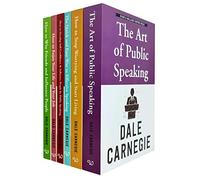 Set di 6 libri della Dale Carnegie Collection (L'arte di parlare in pubblico, Come smettere di preoccuparsi e iniziare a vivere, Il modo semplice e veloce per parlare in modo efficace, Come godersi l