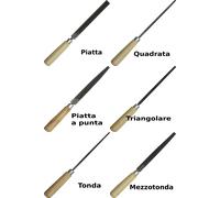 Stella Bianca SERIE LIME PER CHIAVI 6 PZ. mis. 4