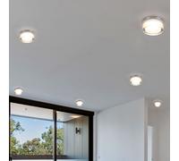 Set di 6 luci da incasso a LED lampade da soffitto cromate camera da letto camera degli ospiti design spot cartone danneggiato