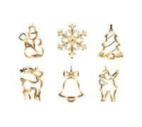 Set di 6 luci LED a ventosa con vari disegni tra cui Babbo Natale e renna per una facile installazione
