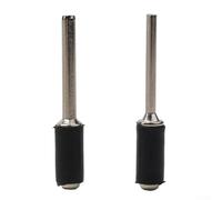 Set di 6 mandrini in gomma con gambo da 2,35 mm e 3 mm, per utensili rotanti, tamburi di levigatura, compatibili con cerchi di carta vetrata per legno e fibra di vetro