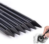 Set di 6 matite nere senza legno carbone assortite HB 2B 4B 6B 8B EE nero morbido Sketch Matite da disegno Arte Pittura Forniture Matite per Disegno, Schizzo Matite Nere per Principianti e Artisti