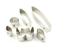 Set Di 6 Metallo Donna Pantofola Exul Orchid Craft Formine