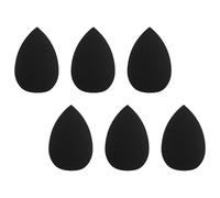 Set di 6 mini spugne nere per trucco, piccole spugnette di bellezza per fondotinta, cipria, correttore e ombretto, super morbide