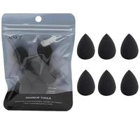 Set di 6 mini spugne per trucco, frullatori e spugne, piccole spugne di bellezza per fondotinta, cipria, correttore e pennelli e strumenti per il trucco degli ombretti