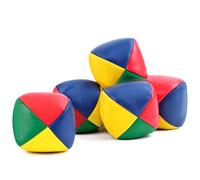 Set di 6 Palline da Giocoleria,Palline da Giocoliere, Palline in Ecopelle Impermeabile, Ideale per Bambini e Adulti Principianti, Inclusa Borsa di Stoccaggio, per Giochi di Circo e attività All'Aperto