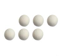 Set di 6 palline riutilizzabili per asciugatrice, 6 cm, rimozione efficace e riduzione statica