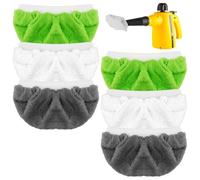 Set di 6 panni in microfibra per pulizia a vapore, rivestimento in tessuto per la maggior parte dei pulitori a vapore, panno di ricambio per pulizia a vapore, per cucina, bagno, qualsiasi tipo di