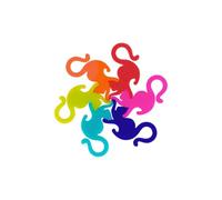 Set di 6 pennarelli di vetro - Happy Markers Animals