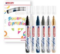 Set Di 6 Pennarelli Edding 5100 Con Punta Da 2-3Mm Per Superfici Multiple