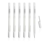 Set di 6 penne gel con punta fine, punte da 0,8 mm, per carta nera, schizzi, pittura, libri da colorare per adulti, illustrazioni e note, artigianato fai da te e matite a olio di design