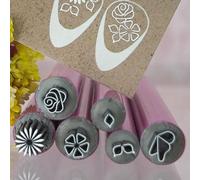 Set di 6 penne per nail art, per punteggiatura, strumento per la donna