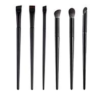 Set di 6 pennelli da trucco, pennello per sopracciglia piatto, pennello eyeliner smussato, applicatore per ombretto per modellare sopracciglia, applicare riflessi e ombre
