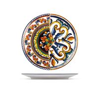 Set di 6 piatti piani modello Positano in stoneware di cm 26