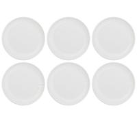 Set Di 6 Piatti Piani MYNTE Pure White Bianco D. 28Cm Ib Laursen
