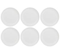 Set Di 6 Piatti Piani MYNTE Pure White Bianco D. 28Cm Ib Laursen