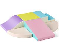 Set di 6 pietre da arrampicata per bambini a partire da 1 anno, giocattoli impilabili per promuovere l'equilibrio e la coordinazione, non tossici per interni per la casa K