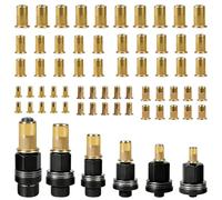 Set di 6 pinze per rivetti M3, M4, M5, M6, M8, M10, con 60 dadi, dadi, pinze rivettatrici, per rivettatrice manuale