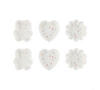 Set di 6 pirottini in silicone per cottura torte e dessert, in silicone resistente al calore (colorato)