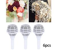 Set di 6 porta-manici per bouquet da sposa, 8x18 cm, accessori leggeri e