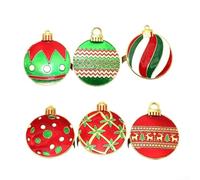 Set di 6 portatovaglioli con design dell'albero di Natale per elevare l'esperienza della tavola e della cena delle vacanze