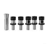 Set di 6 portautensili professionali per mandrini con pinza R8 per uso industriale