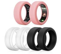 Set di 6 protezioni per anelli compatibili con Oura Ring Gen 3/Samsung Galaxy Ring/ULTRAHUMAN Ring Air/RingConn, in silicone anti-caduta, M for 11 12 13 14, Silicone