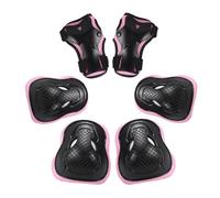 Set di 6 protezioni per bambini, gomiti, ginocchiere per pattinaggio, scooter, skateboard, ciclismo, balance bike pad