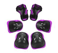 Set di 6 protezioni per bambini, gomiti, ginocchiere per pattinaggio, scooter, skateboard, ciclismo, balance bike pad