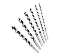 Set di 6 Punte a Coclea per Trapano per Legno, Punte a Coclea con Codolo Esagonale, Strumento di Alesatura per Fori per la Lavorazione del Legno Allungato, per Tutti i di Legno