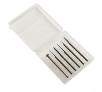 Set di 6 punte da trapano per intaglio del legno, con dimensioni da 2 mm a 5 mm, per incisioni e rettifica di artigianato con gambo da 3 mm per scritte dettagliate (A)