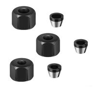 Set di 6 punte in metallo per fresatrice per fresatrice elettrica da 1/4" 6 mm 8 mm