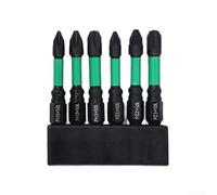 Set di 6 punte magnetiche per cacciavite, codolo esagonale da 50 mm, PH1, PH2, PH3, PZ1, PZ2, PZ3, progettate per una lunga durata