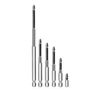 Set di 6 punte magnetiche per trapano, multi-funzionali, per la lavorazione del legno, impianti idraulici automobilistici, lavorazione dei metalli elettrici