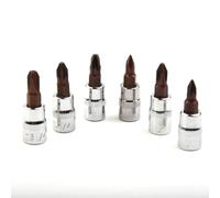 Set di 6 punte per cacciavite, 1/4 di pollice PH Pozi Bits PH1 PH2 PH3 per PZ1 per PZ2 PZ3 e affidabile acciaio al cromo vanadio