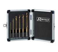 Set di 6 punte per trapano Ribimex multifunzione Ø 3-4-5-6-6,5-8 mm Grigio